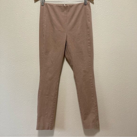 Theory Pants - Theory Wome’s Pants Navalane Casual Velvet Strech Skinny Pink Size 8